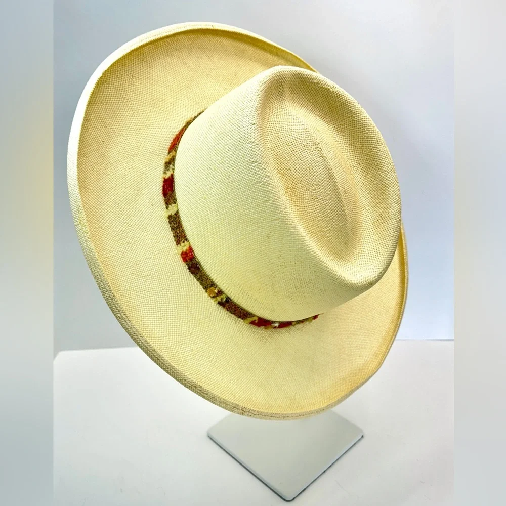 🧜🏼‍♀️ Dobb’s Fifth Avenue New York Vintage Shantung Fibre Hat - Picture 3 of 14
